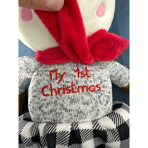 Spark My First Christmas Deer in Skirt Plush Animal NWT - Picture 4 of 8